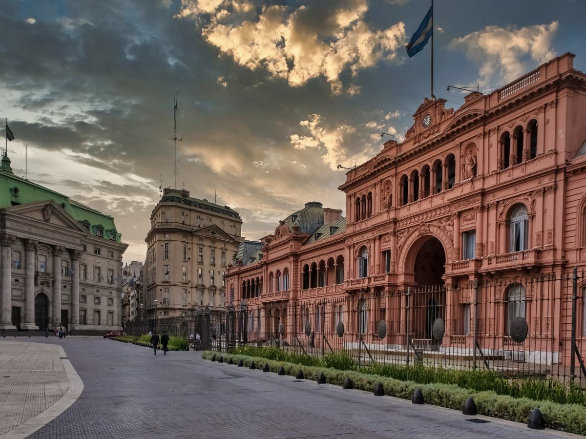 Casa Rosada, sede del presidente y poder ejecutivo argentino, Plaza de Mayo, Buenos Aires, Argentina