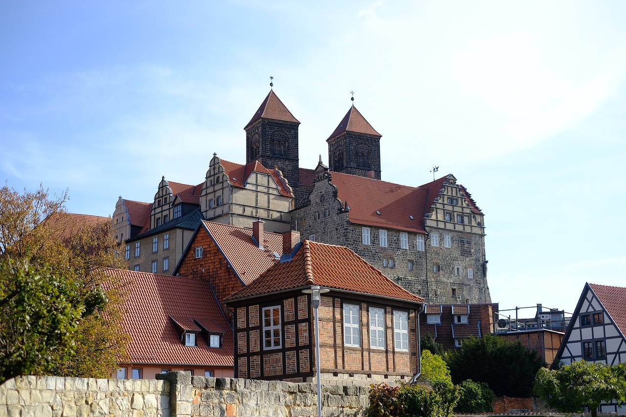 vista de la ciudad de Quedlinburg