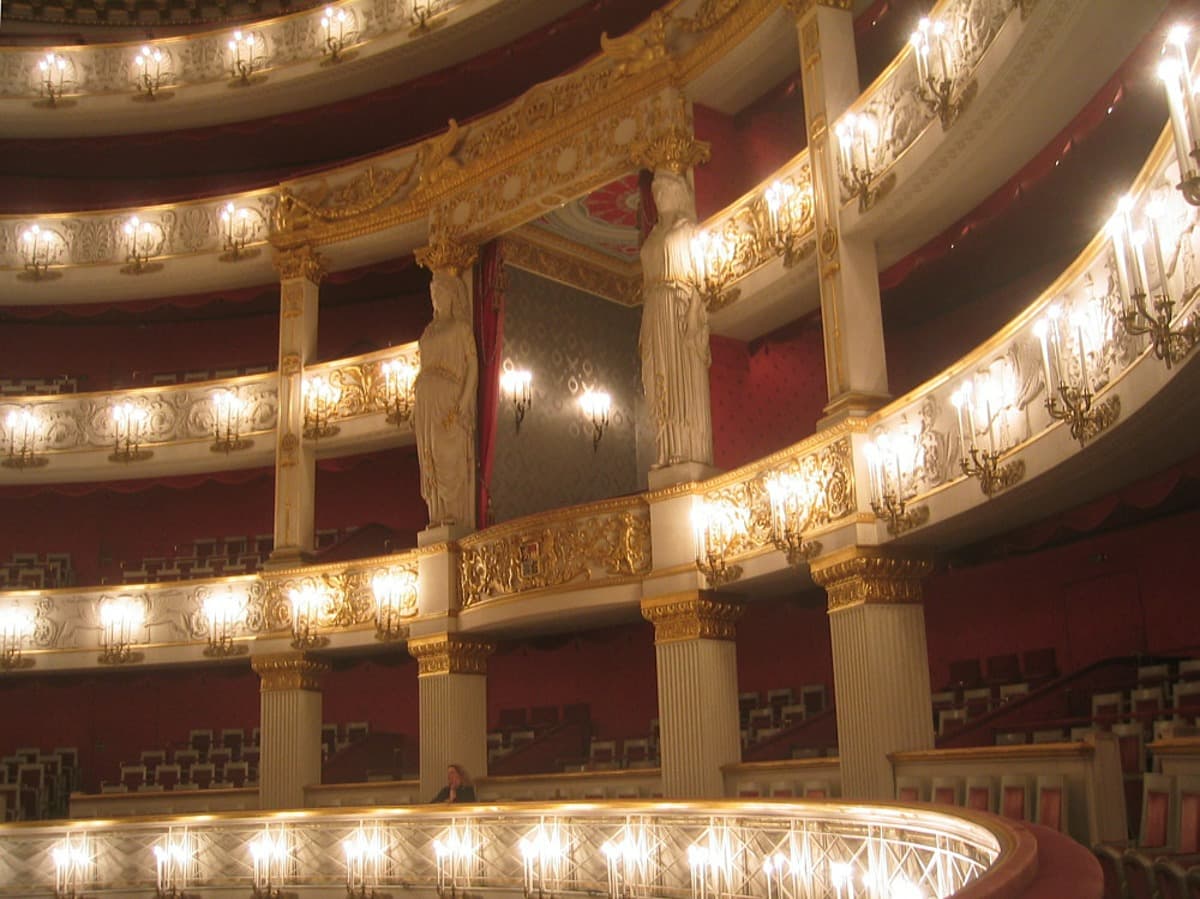 Interior del Teatro Nacional de Múnich