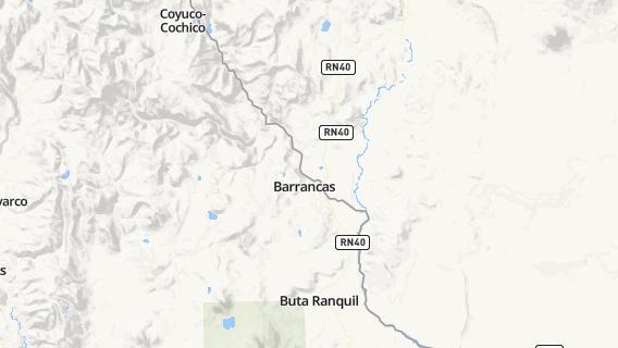 mapa de la ciudad de Barrancas