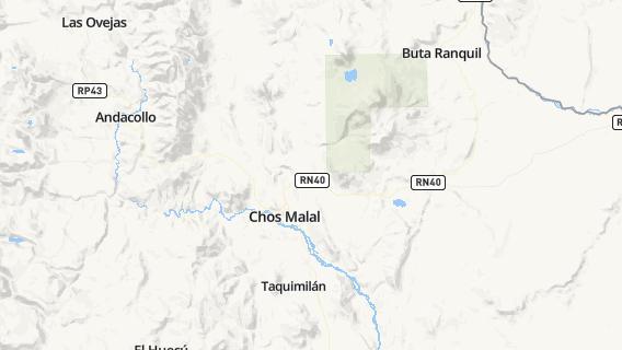 mapa de la ciudad de Chos Malal