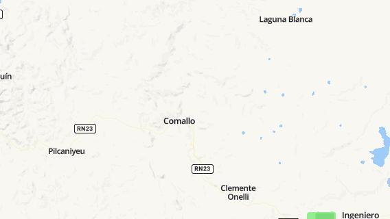 mapa de la ciudad de Comallo