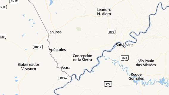 mapa de la ciudad de Concepcion de la Sierra