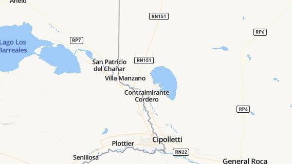 mapa de la ciudad de Contraalmirante Cordero