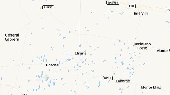 mapa de la ciudad de Etruria