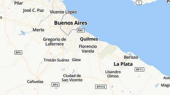 mapa de la ciudad de Florencio Varela