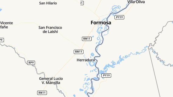 mapa de la ciudad de Herradura