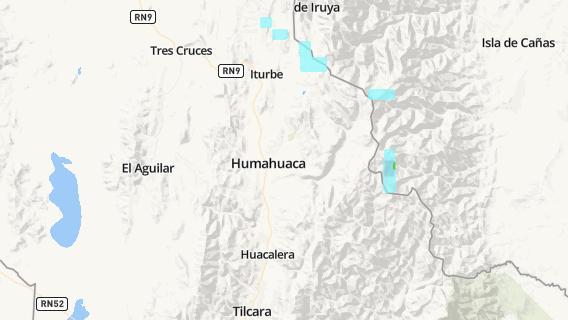 mapa de la ciudad de Humahuaca
