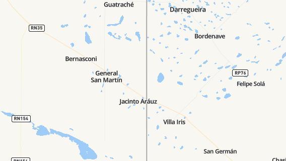 mapa de la ciudad de Jacinto Arauz