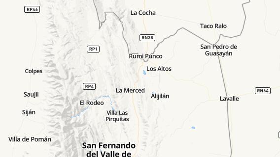mapa de la ciudad de La Merced