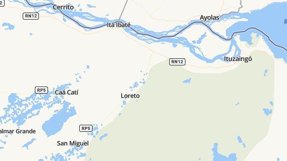 mapa de la ciudad de Loreto