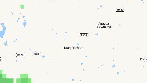 mapa de la ciudad de Maquinchao