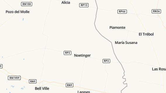 mapa de la ciudad de Noetinger