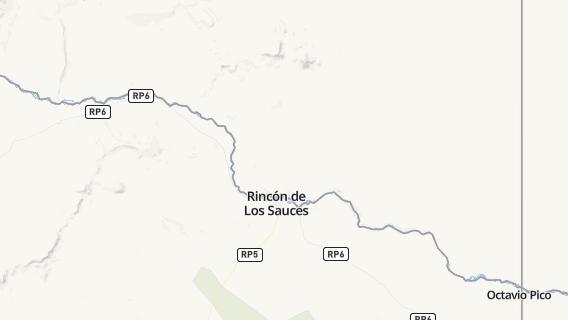 mapa de la ciudad de Rincon de Los Sauces