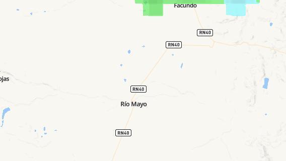 mapa de la ciudad de Rio Mayo