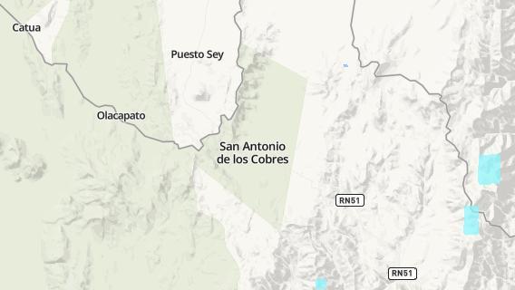 mapa de la ciudad de San Antonio de los Cobres
