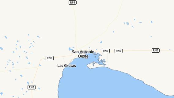 mapa de la ciudad de San Antonio Oeste