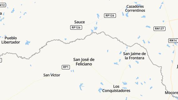 mapa de la ciudad de San Jose de Feliciano