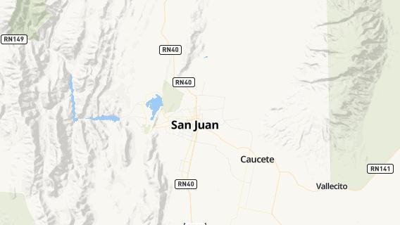 mapa de la ciudad de San Juan