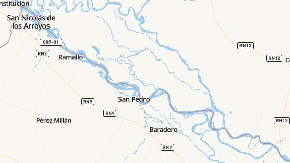 mapa de la ciudad de San Pedro