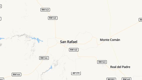 mapa de la ciudad de San Rafael