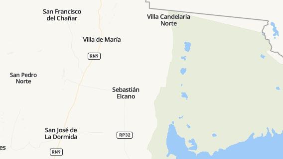 mapa de la ciudad de Sebastian Elcano