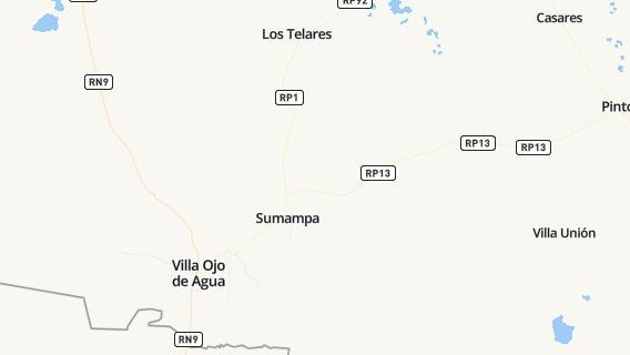 mapa de la ciudad de Sumampa