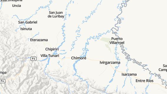 mapa de la ciudad de Chimore