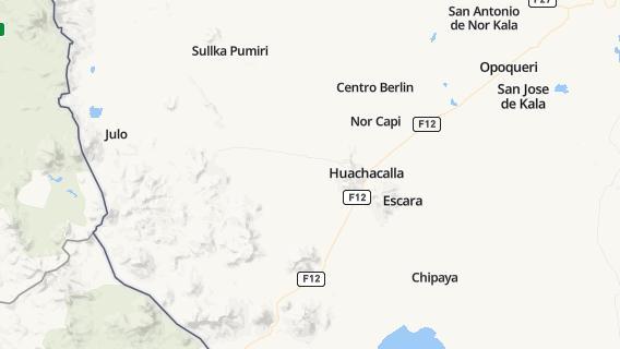 mapa de la ciudad de Cruz de Machacamarca