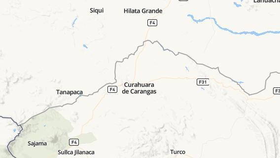 mapa de la ciudad de Curahuara de Carangas