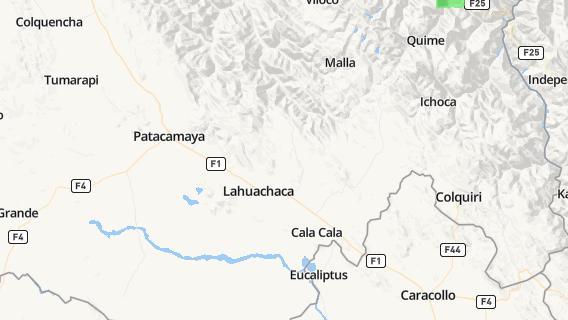 mapa de la ciudad de Lahuachaca