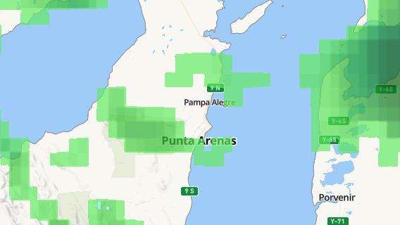 mapa de la ciudad de Punta Arenas