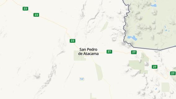 mapa de la ciudad de San Pedro de Atacama