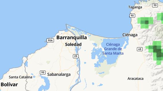 mapa de la ciudad de Barranquilla