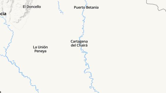 mapa de la ciudad de Cartagena del Chaira