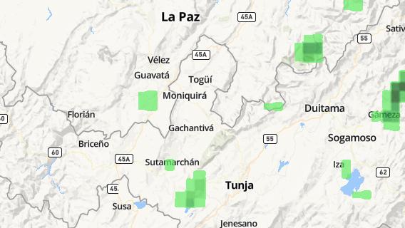 mapa de la ciudad de Moniquira