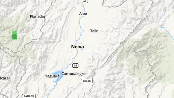 mapa de la ciudad de Neiva