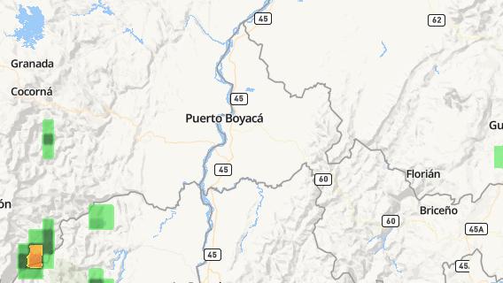 mapa de la ciudad de Puerto Boyaca