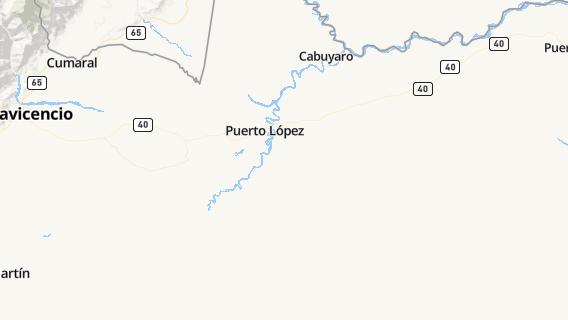mapa de la ciudad de Puerto Lopez