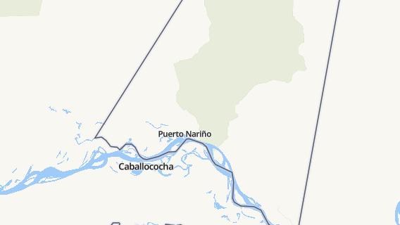 mapa de la ciudad de Puerto Narino