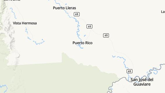 mapa de la ciudad de Puerto Yuca