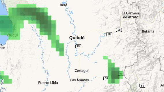mapa de la ciudad de Quibdo