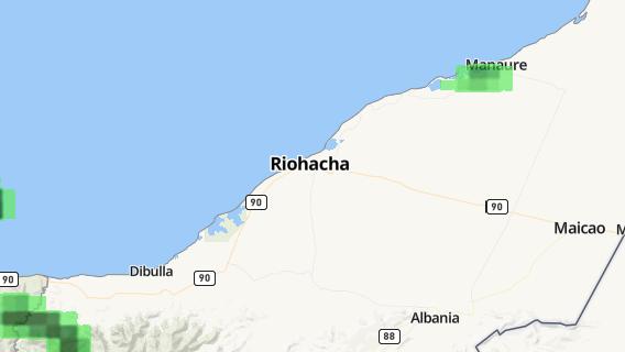 mapa de la ciudad de Riohacha