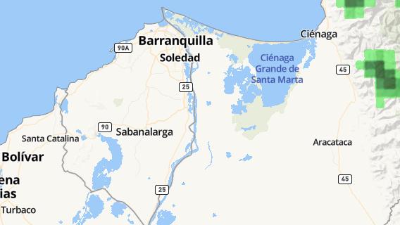 mapa de la ciudad de Sabanagrande