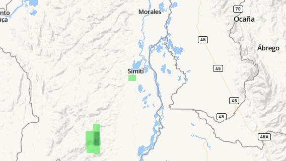 mapa de la ciudad de Simiti