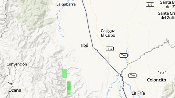 mapa de la ciudad de Tibu