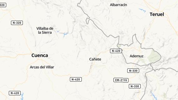 mapa de la ciudad de Campillos-Sierra
