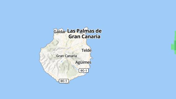 mapa de la ciudad de Las Palmas de Gran Canaria