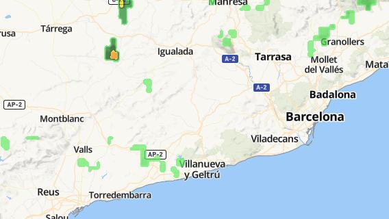 mapa de la ciudad de Sant Pere de Riudebitlles
