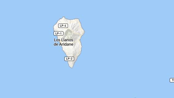 mapa de la ciudad de Santa Cruz de la Palma